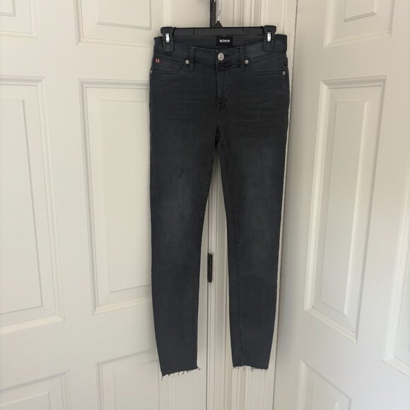 Hudson Natalie Midrise Jeans with Raw Hem - Picture 2 of 6